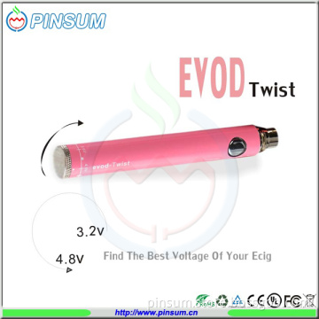 2014 510 Thread Voltage Variable Evod Twist 1300mAh Battery